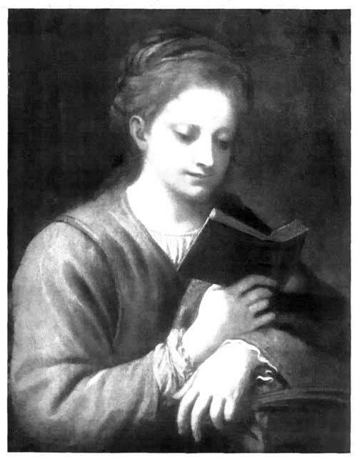 ST. CATHERINE READING Hampton Court Gallery, London