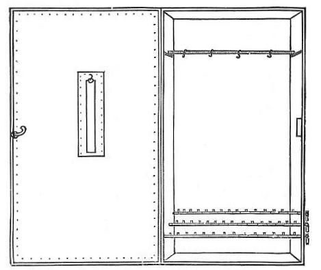 Fig. 3—Showing Stove when Open, and Back of Door.