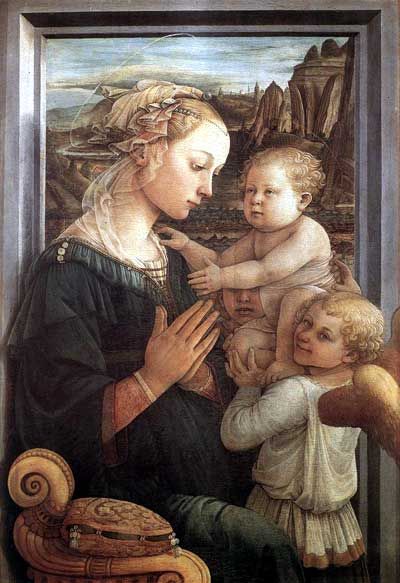 Filippo Lippi.—Madonna in Adoration.