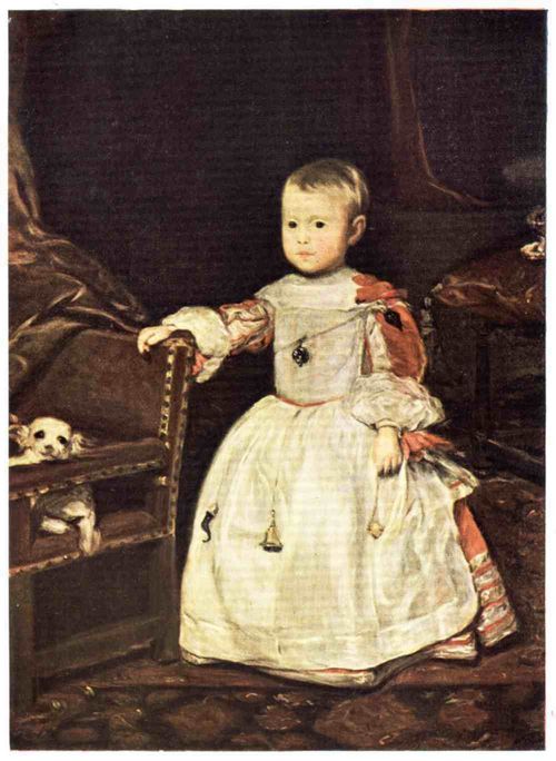 PLATE XVIII.—VELAZQUEZ  THE INFANTE PHILIP PROSPER  Imperial Gallery, Vienna