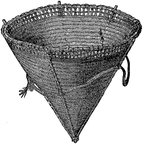 Fig. 307. Conical basket of the Klamath Indians of Oregon