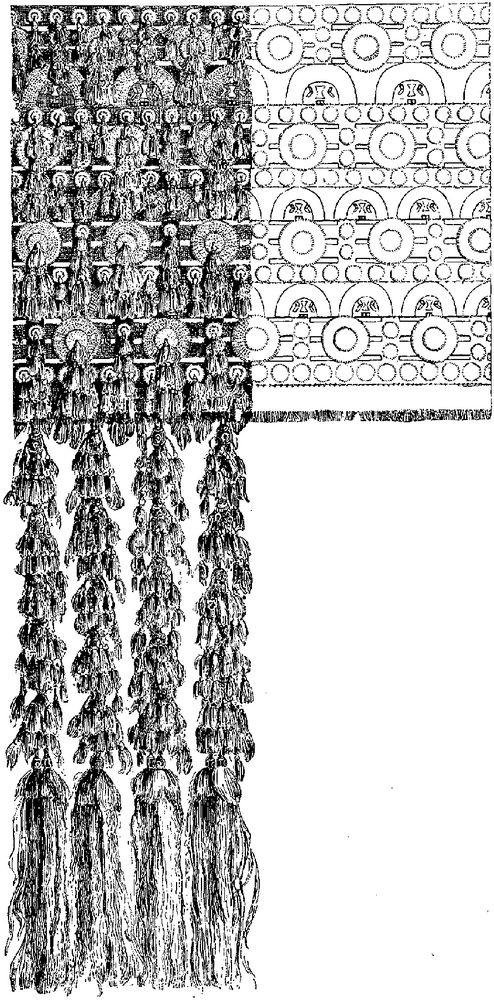 Fig. 314. Tassel ornamentation from an ancient Peruvian mantle