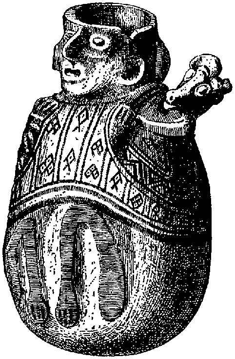Fig. 355. Textile patterns transferred to pottery through the copying of costume