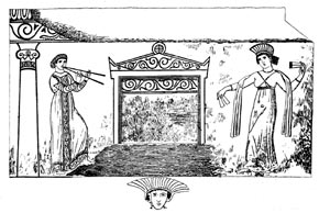 Funeral dance from the same tomb.